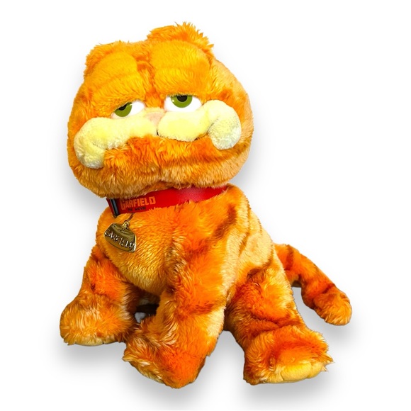 Garfield the Cat TY Super Soft Beanie Buddy 2004 Garfield Movie Sanitized EUC - Picture 2 of 11